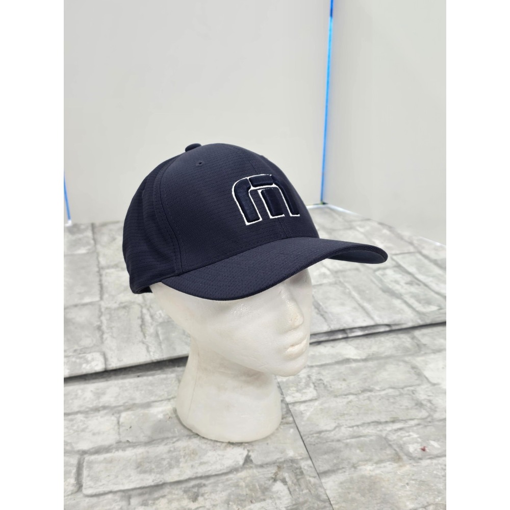 Travis Matthew B-Bahamas Hat Flexfit Fitted Hat Sizes L/XL Navy Golf Casual